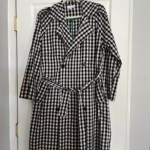 Ten Sixty Sherman Gingham Trench Coat
